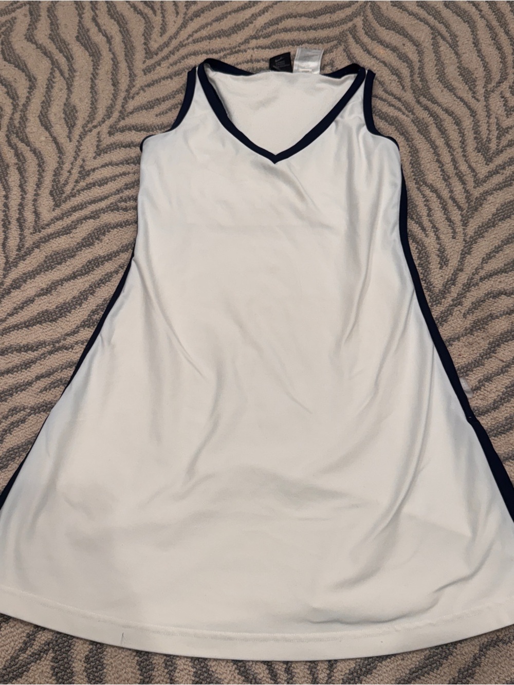 Nike White Tennis/Athletic Dress Size Small